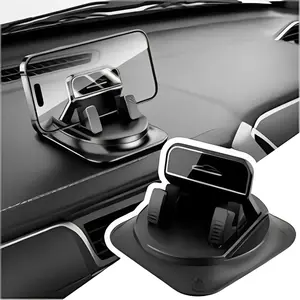 Car phone holder 360 degree rotation, suitablefor car navigation in-car dashboard, horizontaland vertica screen adjustment angle,slip mobile phone holdersuitable for iPhone and Android