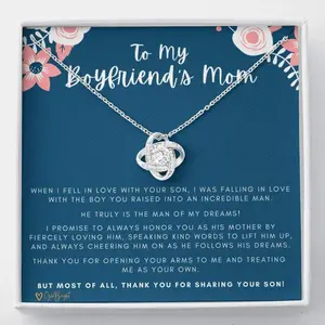 Generic Boyfriend’s Mom Gift Necklace with Gift Box 43 Standard Box