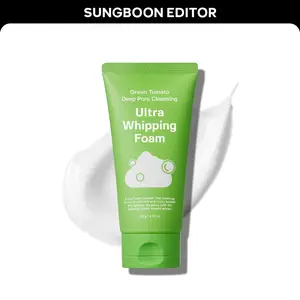 [Sungboon] Green Tomato Whipping Foam | Facial Cleanser & Foaming Face Wash for Deep Clean Skincare Gentle Hydrating Smooth Sensitive
