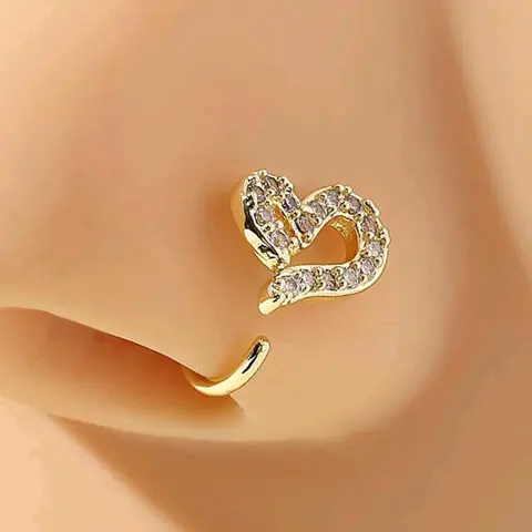 Mother's Day Gift Heart-Shaped Stainless Steel Stud Earrings, High Quality Earrings, Sexy Body Jewelry Gift for Women & Men, Gift Ready