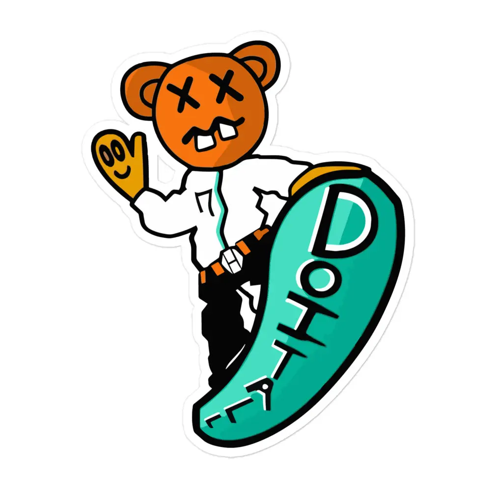 Halfcab Slap Sticker