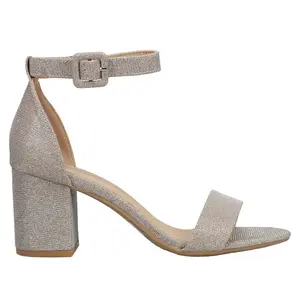 CL by Laundry Womens Jody Block  Dress Sandals Mid Heel 2-3" - Gold