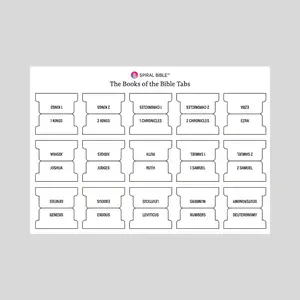 Spiral Bible™ Tabs