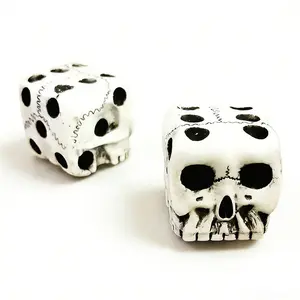 Halloween White Skull Resin Dice Game Leisure Toy Equipment Identity V Demon Mini Set