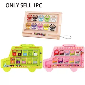 Magnetic Colorful Number Maze Board Game, Fine Motor Skills Educational Toy, Child Gift, Sorting Classification Game, 1pc