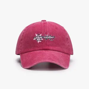 Pink Y2K Style 911 Supercar Unisex Street Baseball Cap 80s 90s Pattern Anime Hat Men Gift Snapback Fitted Vintage Denim Fabric Iconic Logo Heat Transfer Print Green Dragon Ball Detail
