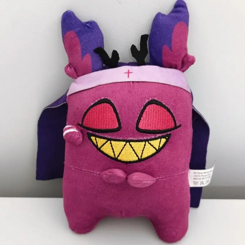 20cm Hazbin Anthony Alastor Plushie Toys Stuffed Figure Hotel Angle Dust Cat Plush Toys Decorative Doll Fans Holiday Gifts