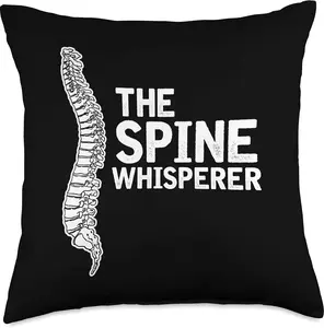 Spine Whisperer Gift for a Chiropractor Throw Pillow