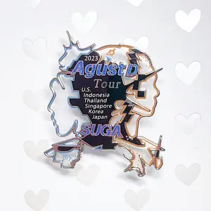 [Twinkie.Tokyo] D-Day Clear Enamel Pin - Glitter Pin