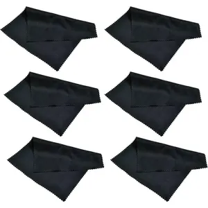 6 Pack  Microfiber Cleaning Cloth - for Screens, Camera Lenses, Glasses, iPad, Tablet, , Cell Phone, Laptop, LCD TV Screens and Any Other Delicate Surface.
