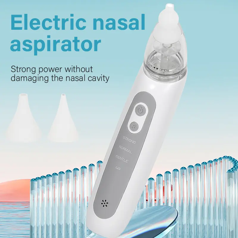 Gentle Electric Nasal Aspirator - Nasal & Oral Cleansing Device with 5 Suction Levels, Soothing Lights, and Nursery Rhymes