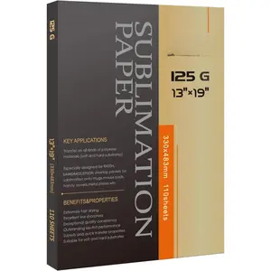 Sublimation Paper 13X19 Inch 110 Sheets ONLY Compatible with Sublimation Printer and Sublimation Ink 125g
