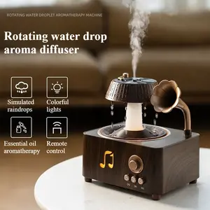 Vintage Bluetooth-compatible SpeakerRaindrop Aromatherapy Machine,HomeBedroom Silent, Suitable for PregnantWomen and Infants, Aroma DiffuserHumidifier