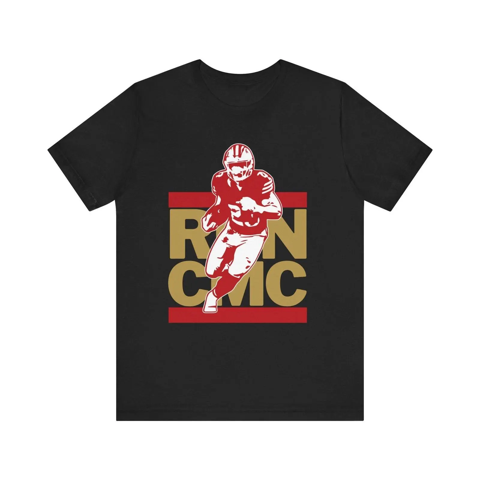 Christian McCaffrey CMC Football T-Shirt Retro Washed Heavyweight Graphic Tee Men Women