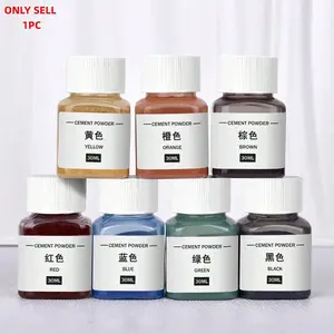 1 Pcs 30ml Gypsum Cement Coloring Planter Pigment Gypsum Powder Color Concentrate Concrete Cement Plaster Mold DIY Jewelry Making Accessory