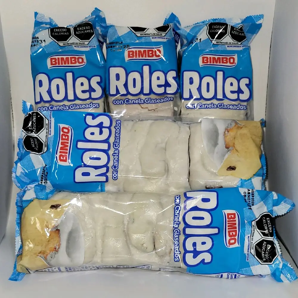 5 Pack Bimbo Roles con Canela Glaseados