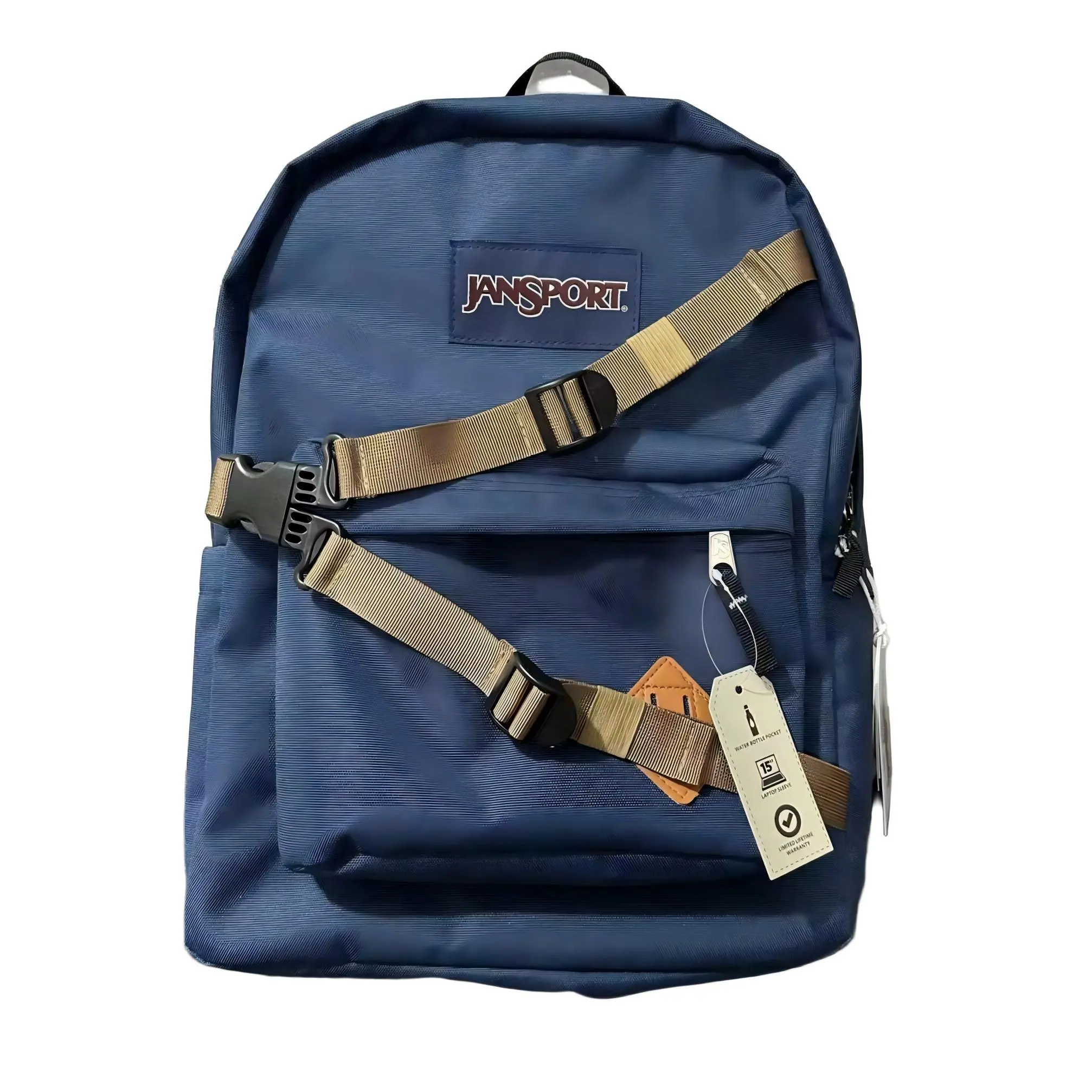 JanSport Washed Blue Canvas Backpack, Peter Parker Same Style, Andrew Garfield The Amazing Spider-Man Movie School Daypack