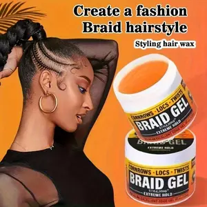 Hair Braiding Gel, Neat Braiding Gel, Hair Styling Gel, Extreme Hold Hair Styling Product for Women & Girls, Professional Hair Styling Product for Daily Use