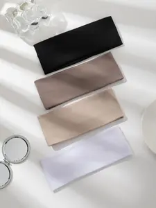 Unisex Sport Headbands Set, Sweat-Absorbing Running Hair Bands, High Elasticity Yoga Fitness Accessories, All Season Sports Gear, Sweat Wicking Headband