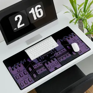 Undertale Capital Ruins Desk Mat, ASGORE Desk Mat, Purple Desk Mat, Undertale Desk Decor, Deltarune Desk Mat, DTG Gamer Gift