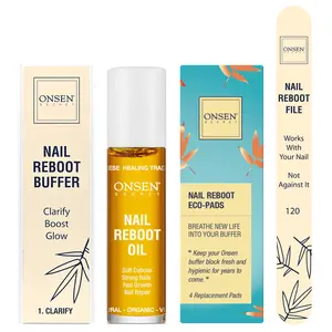 Onsen Secret Nail Reboot Kit with Oil , 7 Piece Kit