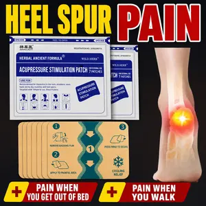 3-pack patches for soles and heels — soothing foot pain and heel spurs, relieving soreness during walking, reducing foot discomfort from overuse, breathable, well-fitting foot care patches