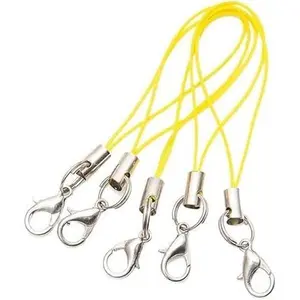 20 count Mobile Phone Rope Strap Charm Lariat Lanyard Phone Charms with Lobster Clasp Cords for Cellphone/USB Drive//DIY  Accessories