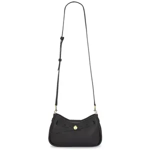 Tory Burch Romy Zip Top Crossbody in Black