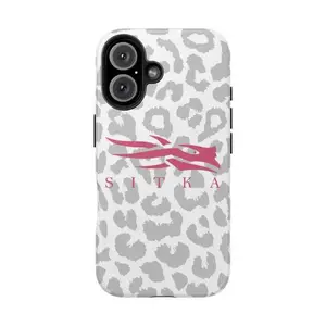 SITKA Leopard Skin Phone Case, Premium Matte Shockproof Protective Cover, Compatible with iPhone 11-17 Pro Max/Plus and Samsung Galaxy S23-25