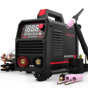 YESWELDER ARC-205DS-PRO 205Amp Stick Welder with Lift TIG Torch | 110/220V Dual Volts MMA Welding Machine | Hot Start, Arc Force, Anti-Stick & VRD