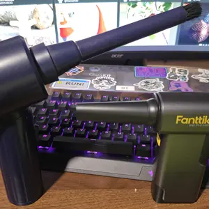 Fanttik B10 Pro Max 7.2V Electric Air Duster, Cordless Duster with 130000 RPM Brushless Motor, 6 Adjustable Levels, 28.8wh Rechargeable Battery, Air Blower for Workbench, PC Fans and Outdoor