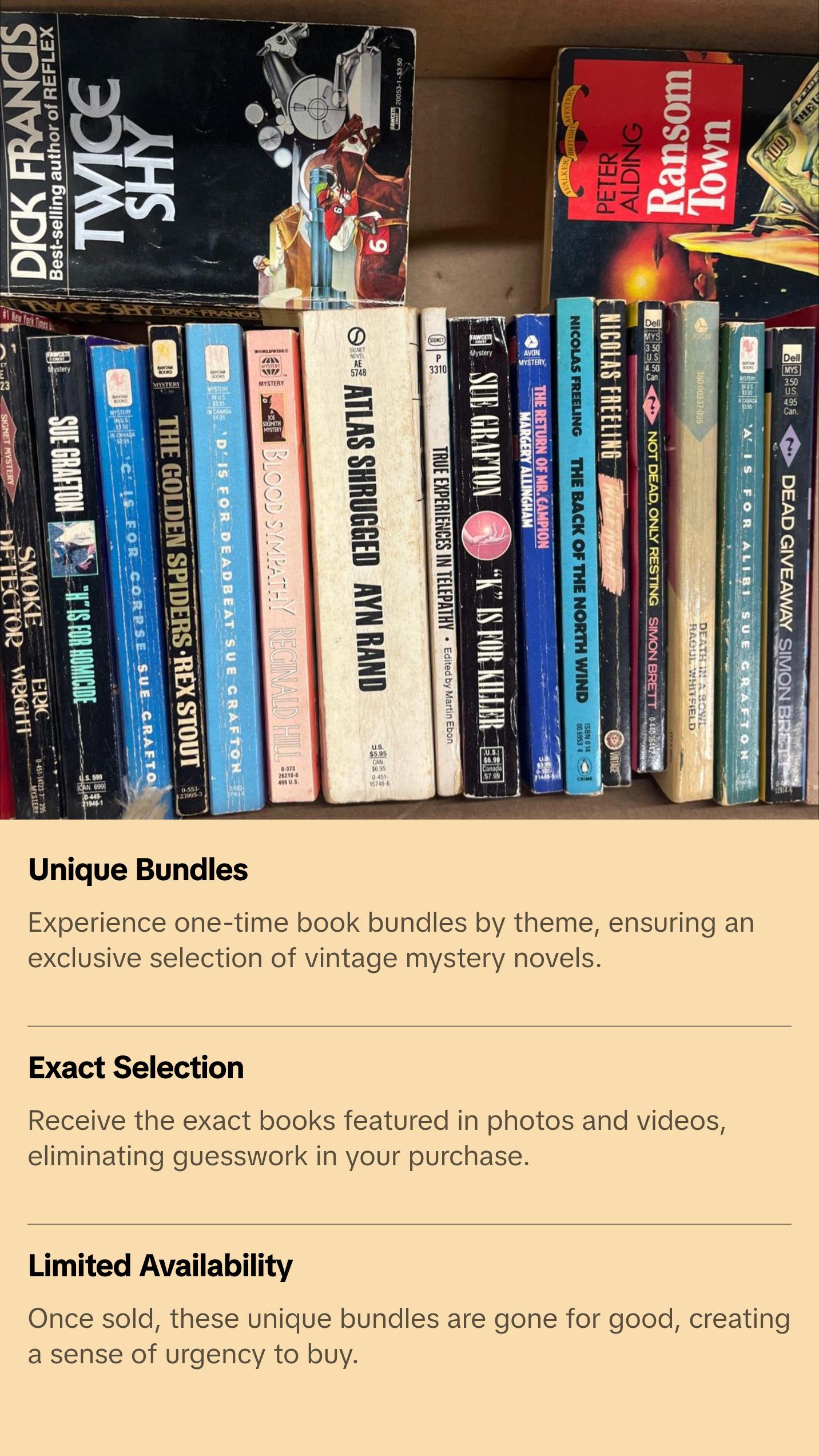 Vintage mystery bundle  30 books