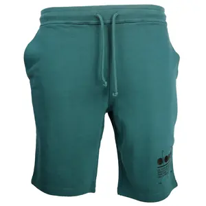 diadora Mens Bermuda Manifesto Shorts Casual Bottoms Casual Drawstring - Green