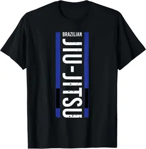 100% Cotton BJJ Blue Belt Gift Brazilian Jiu Jitsu Men Women Husband Him T-Shirt