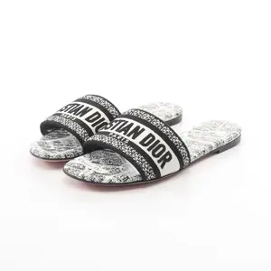 Pre-owned Dior Canvas Small Leather Goods Dway Sandals