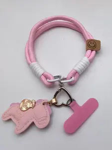 Street Style Stainless Steel Keychain, Rope, Durable and Fashionable Accessory, Perfect Gift for Friends, Holds Keys and Phone