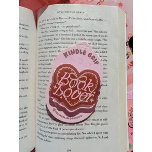 Brown Book Lover Phone & Kindle Grip