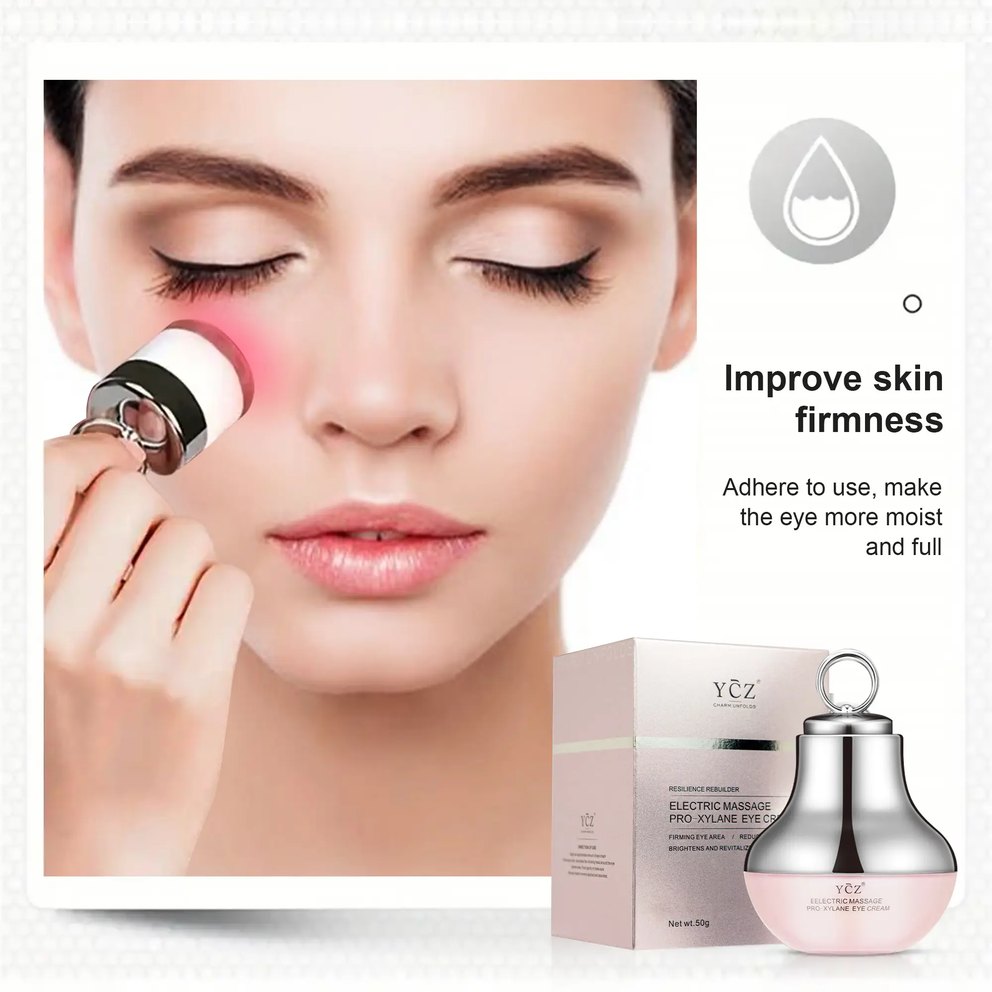YCZ Electric Massage Pro-Xylane Eye Cream with Caffeine YCZ Electric Massage Pro-Xylane Eye Cream with Caffeine