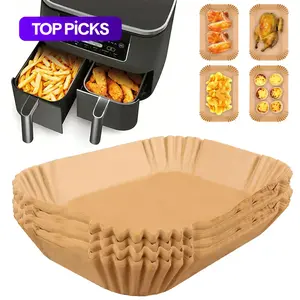 Air Fryer Liner, Non Stick Rectangular Disposable Air Fryer Parchment Paper, Air Fryer Liner Pad, Baking Utensils, Kitchen Accessories, Kitchen Cooking Gadgets, Fall Essentials, Kitchen Gadgets, Kitchen Accessories, Baking Supplies Kit #TOP PICKS