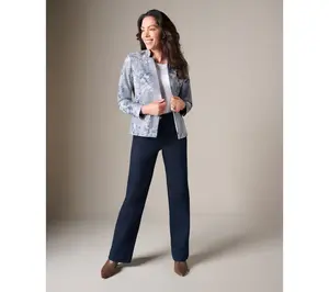 Women with Control Contour Curves Regular Indigo La Petite Jeans