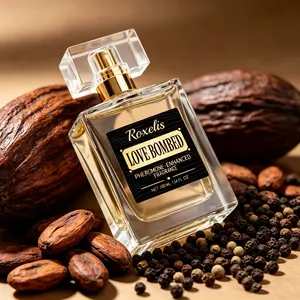 Men's cologne, men's pheromone perfume, persistent and strong spicy wood fragrance, suitable for daily work, dating, parties, holiday travel portable perfume, men's essential fashion perfume, the best men's holiday gift, 30ml per bottle
