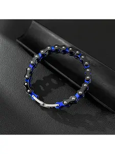 OPK Factory Hot Selling Fashion Trendy Bracelet for Men Stainless Steel Personalized Hip Hop Bicycle Motorcycle Chain Jewelry Adjustable Link Bracelet