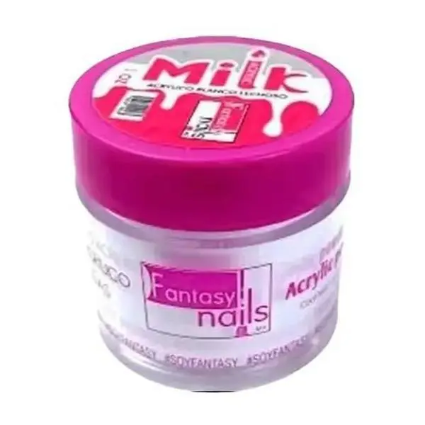 Fantasy Nails 1oz Acrylic Milk Polymer Cover Powder, Multicolor Mix Jar for Extensions, Smooth Even Finish, Home & Professional Nail Decoration Supplies, Diy Nails At Home, Nail Extensions