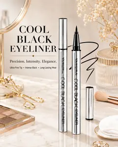 Beginner Friendly Winged Eyeliner Pen | Smooth Precision Liquid Liner Smudgeproof & Sweatproof | Silky Matte Black Finish