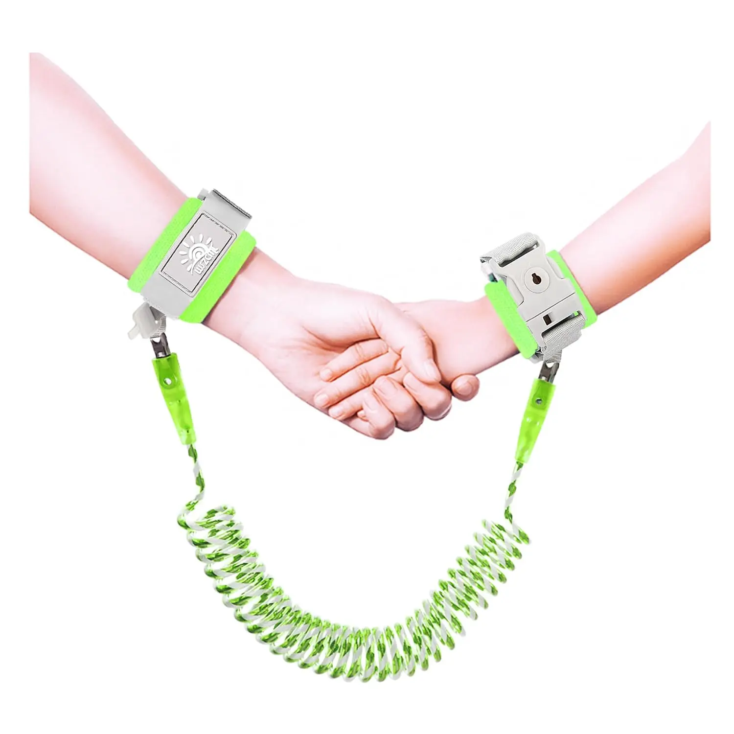 Anti Lost Wrist Link for Kids,Toddler Leash with Lock,6.5ft Green