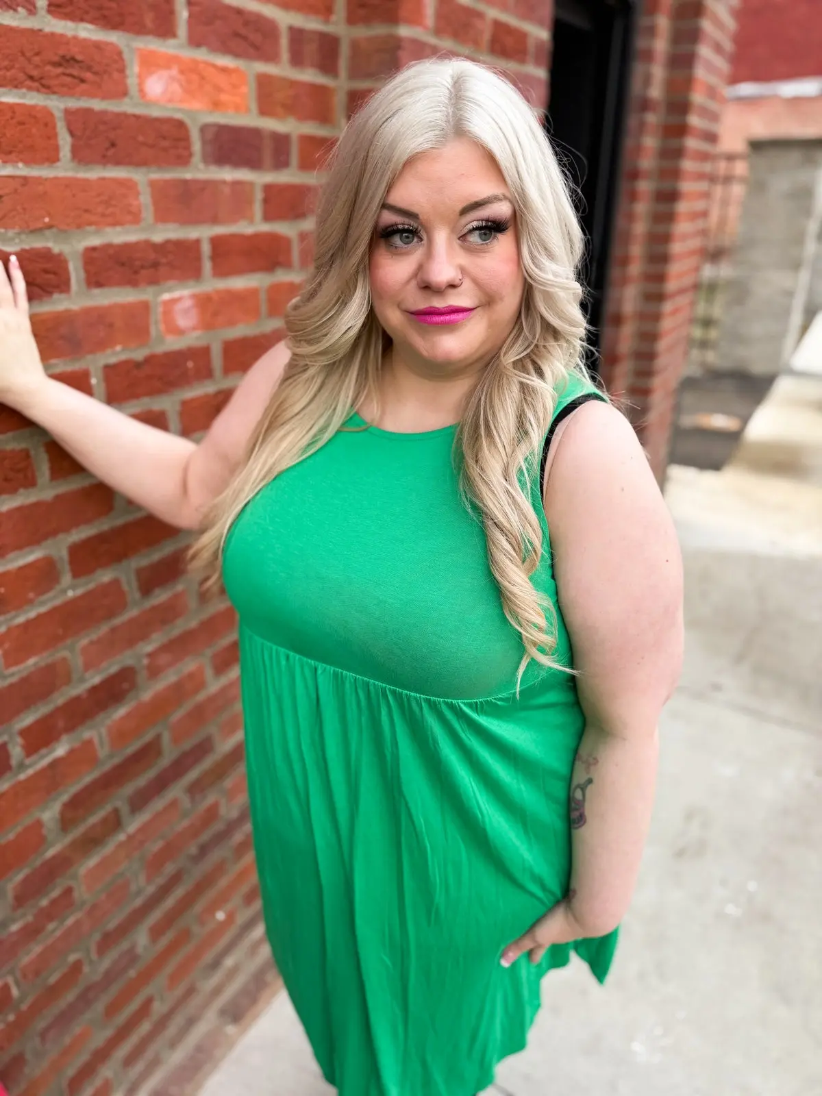 Kelly Green Everyday Easy Swing Dress - TikTok Shop Kelly Green Everyday Easy Swing Dress - TikTok Shop