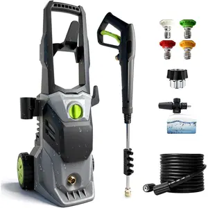 Washer, Power Washer with  Cannon High  Washer for , Decks, Fences, Patios and Driveway,Decks,High  Cleaning Machine with 4 Nozzles