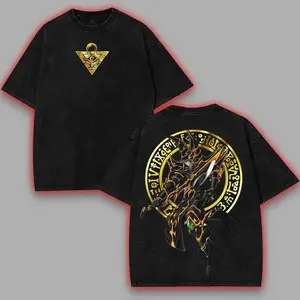 Dark Paladin v2 Magician Yugioh Yu-gi-oh Monster Card Yugi Muto Yami anime manga game 2 sided Washed Tshirt Hoodie Menswear Top graphic tees unisex merch wash vintage anime tee apparel