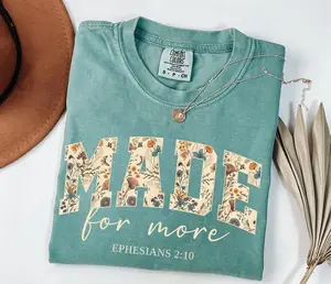 Comfort Colors Ephesians 2:10 T-Shirt, Bible Verse, Jesus Tee, Woman Faith Tshirt, Made for more Shirt, Gift for her