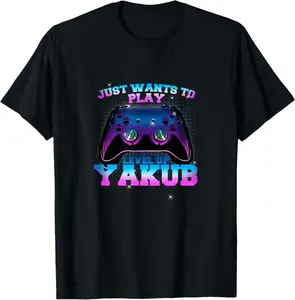 Yakub - Level Up With Controller: Just Wants To Play T-Shirt